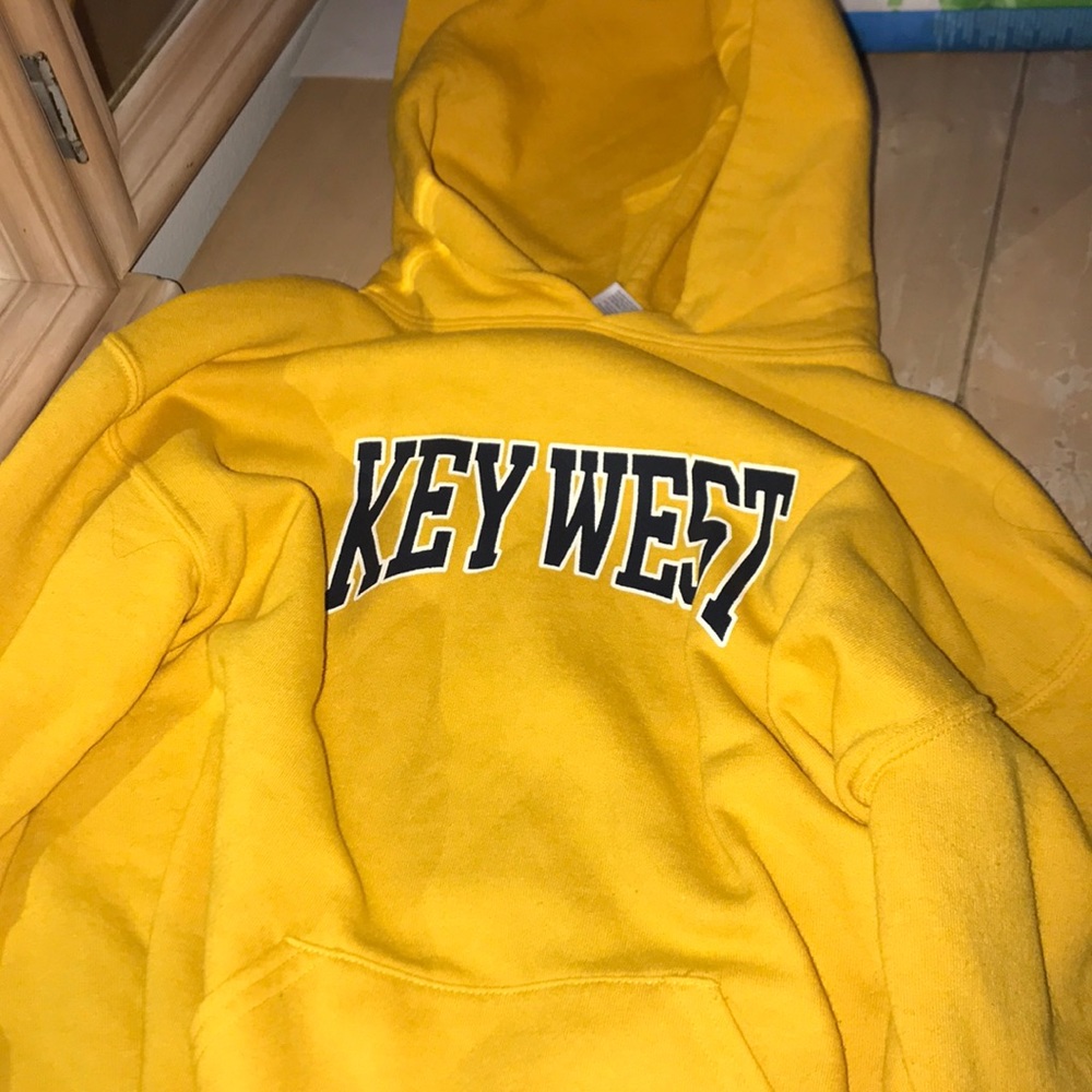 a hoodie